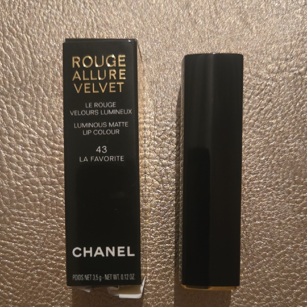 CHANEL Rouge Allure Velvet Lipstick in Black and Gold